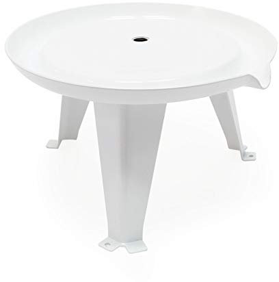 Wiltec Base treppiede di Ricambio per torchio Frutta 6 l, in Acciaio, con beccuccio Versa Succo