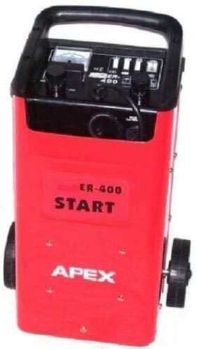 D&L KFZ STARTHILFE BATTERIELADEGERÄT 400 BATTERIELADER 12V 24V Booster Ladegerät, Auto Batterie-Ladegerät Starthilfe KFZ 12V, PKW Motorrad Boot LKW Autobatterie-Ladegerät Startfunktion Booster AWZ