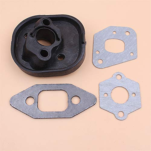 Fjiujin Verteiler Vergaser Dichtung Kit Fit für Partner Kettensäge 350 351 370 371 420 McCulloch Maccat 335 435 440 Kettensäge Ersatzteile