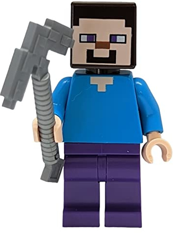 LEGO Minecraft: Steve Minifigure with Pickaxe