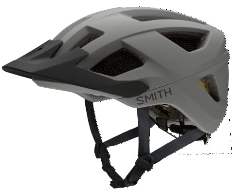 SMITH Session MTB Cycling Helmet – Adult Mountain Bike Helmet with MIPS Technology + Koroyd Coverage – Lightweight Impact Protection for Men & Women – Adjustable Visor – Matte Cloudgrey, Small