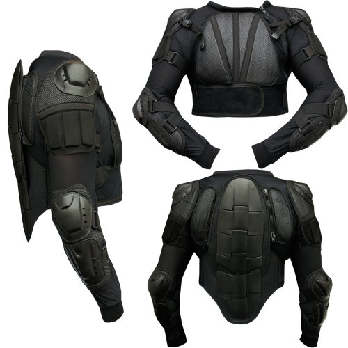 PROANTI Protektorenjacke Protektoren Hemd Jacke Motocross Quad Ski Snowboard - L