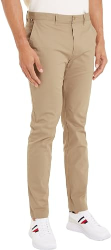 Tommy Hilfiger Men's Denton Essential Twill Stretch Chinos, Beige (Beige), 30W/34L