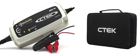 CTEK MXS 10 & CS Storage CASE, tragbare Aufbewahrung für Ihr CTEK Ladegerät, sicher, langlebig, leicht, einfach zu tragen, robust und wasserfest mit Tragegriff für einfachen Transport