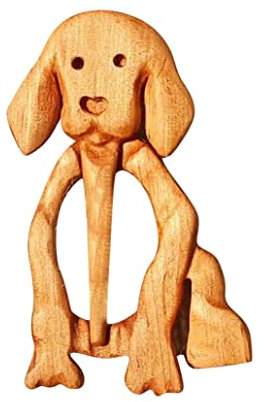 Femmes de châle épingles en bois broche épingles de bricolage animal artisanal pins de châle de bande