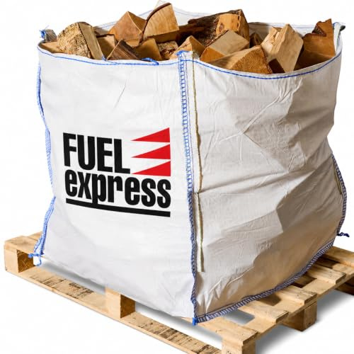 Fuel Express Jumbo Bulk Bag of Ash Kiln Dried Hardwood Logs - Fastest Delivery