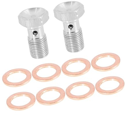A ABSOPRO 2 Ensemble M10x1.0 Métrique Filetage Unique Banjo Boulon Frein Raccord Adaptateur Remplacement d'article