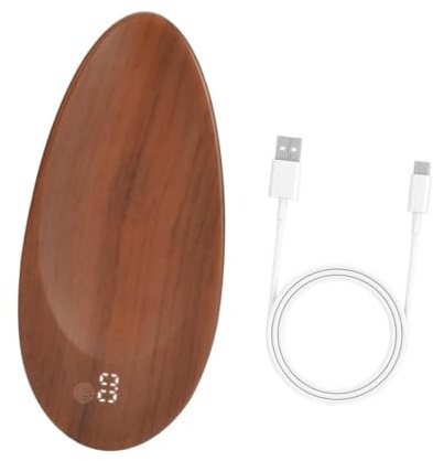 MagiDeal Teewaage aus Holz, elektronische Waage für Tee, Genauigkeit 0,1 g, Mini-Grammwaage, Kaffeewaage, Grammwaage, Digitale Waage zum Backen im Innenbereich