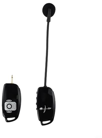 HpLive 2.4G Kabelloses Saxophon Mikrofon，Drahtloses UHF Mikrofon Saxophon Erhu Trompete Sax Empfänger Sender(1 in 1 for Erhu)