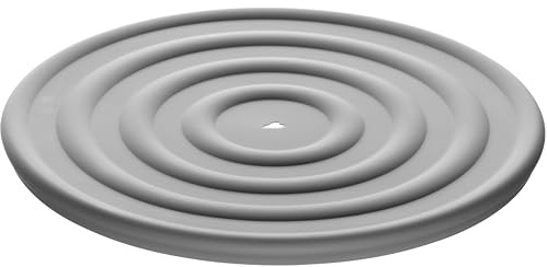 Leonardo Home CUCINA Deckel • 1 Stück • Runder Silikondeckel • Flexibler Mehrzweckverschluss • luftdicht • auslaufsicher • Schlichtes Design • spülmaschinengeeignet • ⌀ 28 cm • grau • 055239