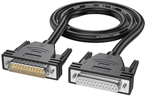 Qsvbeeqj DB25 Verlängerungskabel Männlich/weiblich 25 Pin Verbindungskabel Paralleler Port Computerdrucker Datenlinie