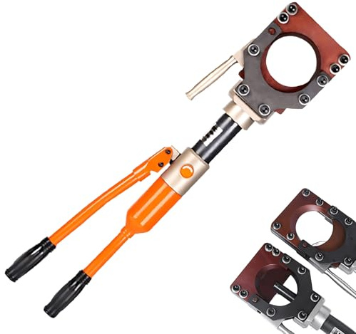 WEICNE Cesoia per Cavi per Impieghi Gravosi, Utensile per Il Taglio di Fili Elettrici, Cesoia Idraulica per Cavi in ​​Alluminio E Corazzati，Forza di Taglio 7t/8t/8t/10t CPC-75