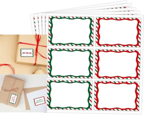 Christmas Tags to and from Chistmas Name Tags,3x2 Inch Holiday Decorative Presents Label