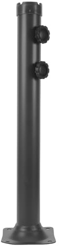 DOITOOL Rechange pour Parasol Extérieur Manchon Stabilisateur de Mât Support pour Base de Parasol Tube Métallique pour Jardin Piquet pour Base de Déportée