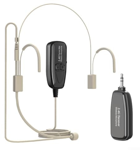 Microphone sans fil 2 4G convivial pour les enseignants, chanteurs et acteurs