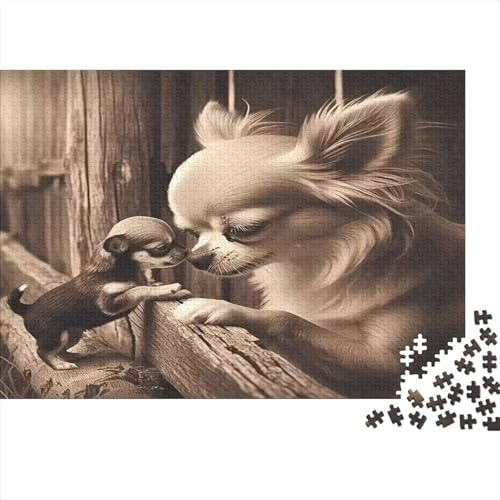 Chien Chiot Clôture 1000pcs Mini Puzzle pour Adultes Difficile