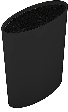 Youyijia Fibre Knife Holder Knife Block Universal Oval-Shaped Knife Stand Knife Holder Without Knives for Ceramic Knives Steak Knives Vegetable Knives Up to 12 Knives