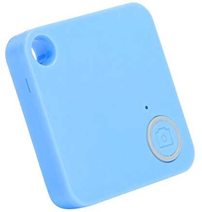 Rastreador Bluetooth, buscador de Llaves y localizador de artículos para Llaves, Bolsos y más con un Rango de Trabajo de 10 m para Encontrar Llaves, Control Remoto, Mascotas y Billetera(Azul)