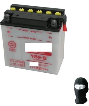 farbrothersonline KOMPATIBEL MIT Piaggio Vespa ET4 (M19000) 125 2000-2003 Batterie YB9-B YUASA 12V / 9AH BEREITS BEREIT BATTERIEN FÜR Motorrad-Roller SPEZIFISCHE HERVORRAGENDE QUALITÄT