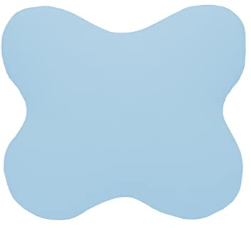 Dukal | Bezug für ACAMAR Seitenschläferkissen Nackenstützkissen | aus hochwertigem DOPPEL-Jersey | 100% Baumwolle | Farbe: ciel