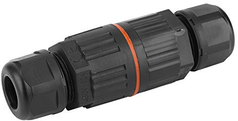 IP68 Waterproof Electrical Cable Connector, Junction Box Outdoor Underground Waterproof 3 Pin External Cord Boxes(2-Pin Quick Connector)