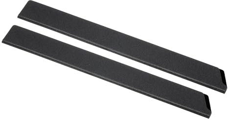 PATIKIL ABS Knife Cover Sleeves for 12 Bread Knife, 2 Pcs Knives Edge Guard Blade Protector Universal Knife Sheath for Home Kitchen, Black