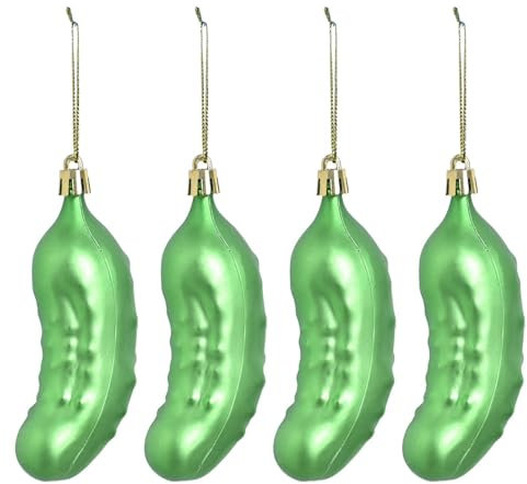 Christmas Pickle Ornament - Gurke Weihnachtsbaum - Grün Weihnachtsdekoration, Weihnachtsgurke Ornament Tradition für Weihnachtsbaum Home Decor