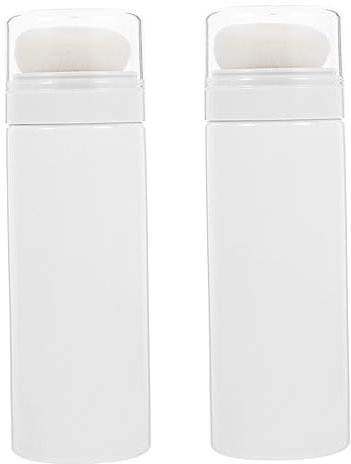 ULDIGI 2stücke Talkumpuderbehälter Mit Puderquaste Babypuderflasche Mit Staubschutz Tragbare Für Babypuder Talkumpuderhalter Für Reise Und Zuhause