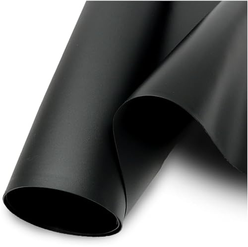 TeichVision - Premium PVC Teichfolie schwarz - Stärke 1 mm - 2 m x 4 m | PVC Folie schwarz auch geeignet als Hochbeet Folie wasserdicht