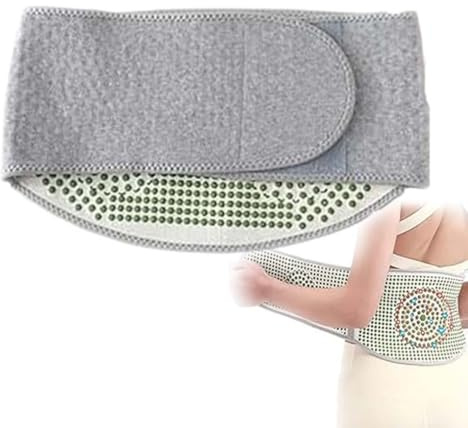 LUCKKY Beltify Tourmaline Slimming Elastic Waistband, Turmalin Rückenbandage, Selbsterwärmende Lendenwirbelstütze, Frauen Taille Training Gürtel, Beheizte Rückenstützgürtel
