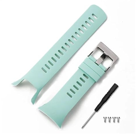 AXTGBHL Correa de silicona for hombre, accesorios for reloj aptos for SUUNTO5, aptos for Spartan cool running Trainer, reloj con hebilla for deportes al aire libre con mujer(Mint Green)