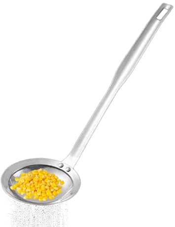 -Colander -Löffel - Metall -Skimmerkelle, Fry Siebwire Löffel | Kochschlitzlöffel, Suppe Abflüsse, Perforierte Kelle Für Küche, Heißes Ölsieb, Mehrzweck-Koch-Utensi