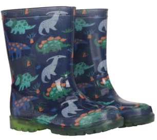 Mountain Warehouse Splash Toddler Light-Up Wellies Navy 9