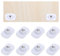 8Pcs Self Adhesive Caster Wheels Ball Casters 360 Degree Rotating Swivel Steel Universal Wheel Appliance Sliders Low Profile Swivel Wheels for Kitchen Appliances, Trash Can, Small Furniture