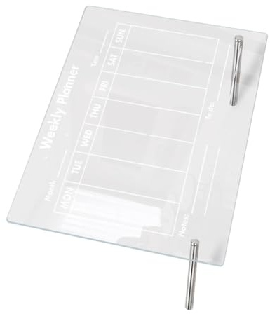 Gadpiparty Bacheca in Acrilico Lavagna Cancellabile Per Appunti Multifunzione Come Bacheca Lavagna Tavolo Memo Board Per Ufficio e Casa