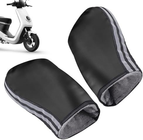 Fahrrad-Lenkerhandschuhe – winddichte Handschuhe für kaltes Wetter, wasserdichte Handmuffs, für Motorrad, Reiten, Winter, Rennrad, E-Bike, Roller, Herren und Damen