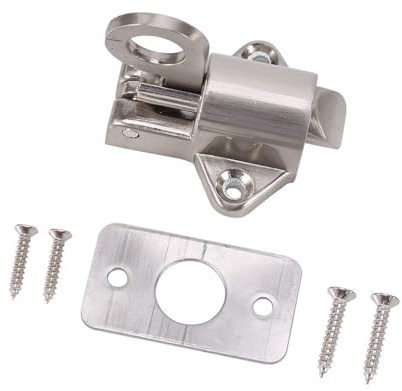 Taidda Boulon de Porte en Aluminium, Remplacement de sécurité pour Porte de Fenêtre, Serrure de à Rebond à Ressort pour la Maison