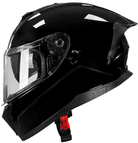 Integralhjälm För Motorcykel Med Dubbelt Visir, Unisex Integrerat Skyddande Skydd, ECE 22.06 Godkänd, Motocrosshjälm, För Landsvägscykling, Skoter, Moped A,M/(57~58cm)