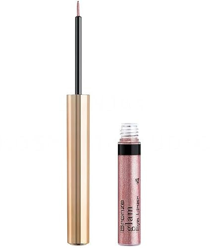 ARTDECO Bronze Glam Eye Liner | Flüssiger Glitzer Eyeliner mit schimmerndem Finish, Langanhaltender Gel-Eyeliner mit ultradünnem Pinsel, 1 x 2,5ml