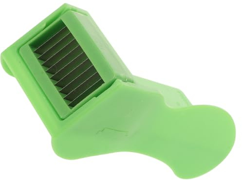 LOLIPPYY Affettatrice per Fagioli Multiuso Verde, Tagliafrutta e Utensile da Cucina Compatto per Verdure, Formaggi e Patate, Grattugia Manuale per Uso Quotidiano
