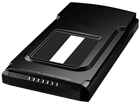 Escáner plano, alta resolución 4800 DPI, velocidad de escaneo rápida de 8 segundos, escáner de documentos y fotos A4 para oficina y uso doméstico