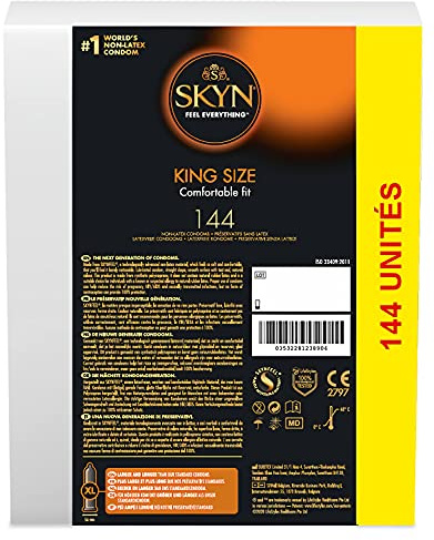 SKYN KING SIZE - 144 Kondome, groß – Mega-Pack