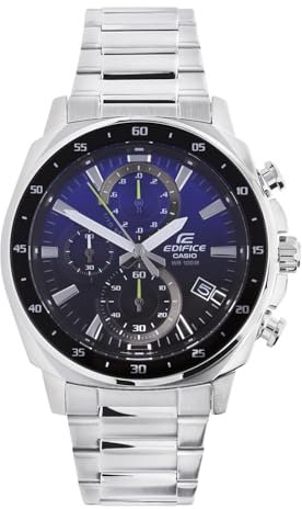 Casio Edifice, Montre, Résistance à leau, Fonctions Multiples, Résistance aux Chocs, Éclairage LED, Watch EFV-600D-2AVUEF