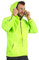 PERLETTI Regenjacke Herren für Hohe Sichtbarkeit - Reflektierende Regenponcho Windbreaker Trainingsjacke für Männer - Wasserdichte Rain Jacket mit Etui - Anorak für Freizeit (L, Lindgrün Lime)