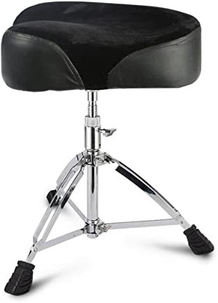 EdirFtra Rack Drum Hocker Jazz Drum Sattel Drum Hocker Kinder Universal Drum Pedal kann auf und ab eingestellt, verdickt und angehoben Werden