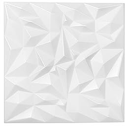 Nord Plus - Pannelli da parete in polistirolo 3D pannelli per soffitto decori rivestimento pareti pannelli Diamante Crystal spessore 3 mm - (72 pezzi/18 m2)