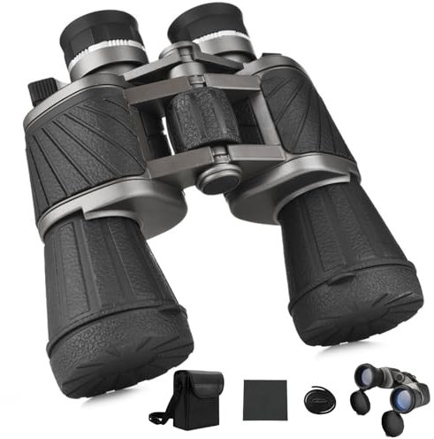 wcpqt Tragbares Fernglas, 10 X 50 Wasserdichtes Fernglas, HochauflöSendes Fernglas, Superhelles Fernglas, Marine-Fernglas, FüR Vogelbesichtigungen, Reisen, FußBallspiele, Sternenbeobachtung