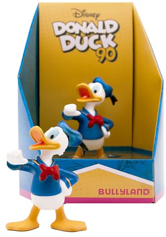Bullyland 15089-90 Jahre Donald Duck Spielfigur, ca. 6,4 cm groß, detailgetreu, PVC-frei, als kleines Geschenk für Kinder ab 3 Jahren