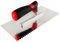 Cazzuola dentata per la posa di piastrelle, spatola dentata in acciaio inox, manico ergonomico professionale, in acciaio inox, 4 x 4 mm