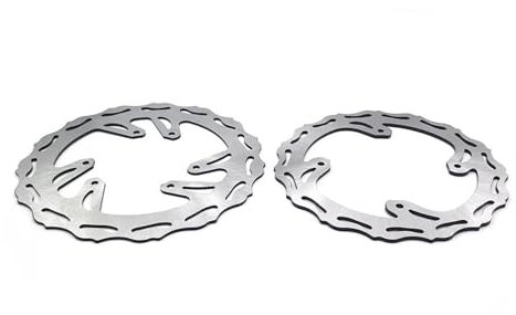 Motorrad Bremsscheibe Für CR125 CR250 Für CRF250R Für CRF250X Für CRF450R 2004-2018 Motorrad-Nachrüstung Vergrößerter Bremsscheibenrotorsatz Vorne Hinten Bremsscheiben(Front Rear Disc)